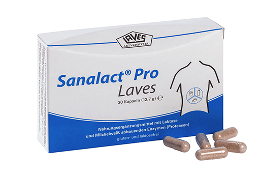 Sanalct Pro Laves Laktase Enzym Tabletten