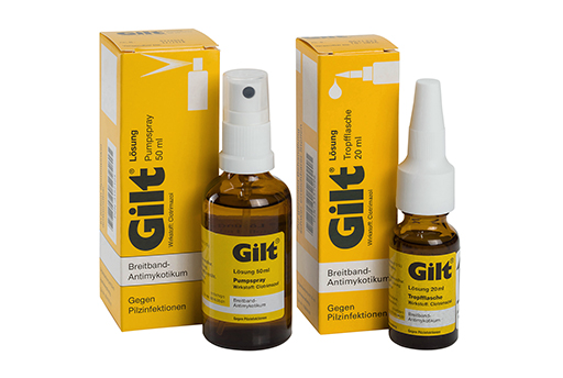 Gilt® Breitband-Antimykotikum bei Hautpilz und Fußpilz